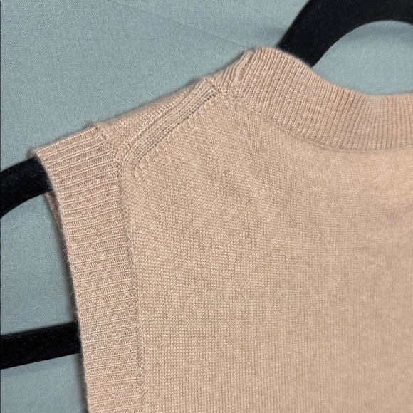 J. Crew 100% Cashmere Crewneck Sweater Shell, Size XL, Rosy Dune - Picture 6 of 9